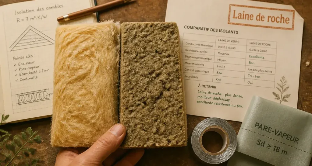 Laine de verre ou laine de roche : quel isolant choisir pour vos travaux ?