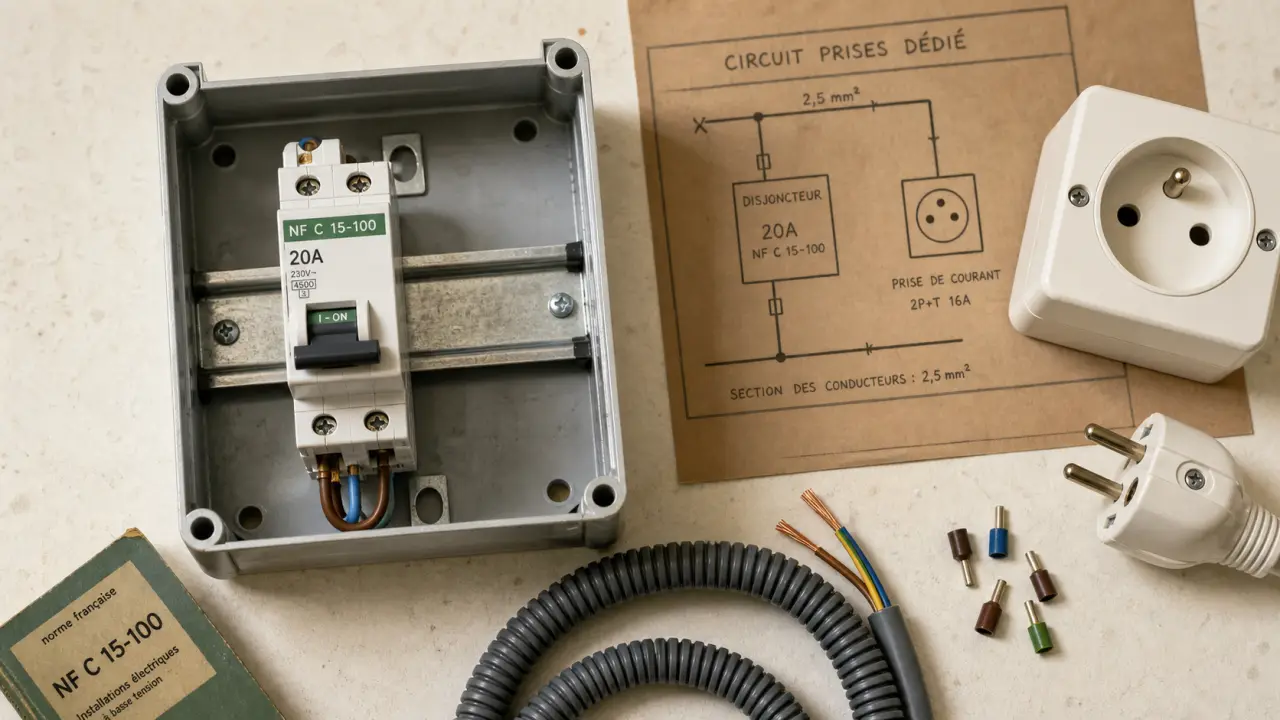 Quel disjoncteur pour un four : 20A ou 32A, câble 2,5 mm²