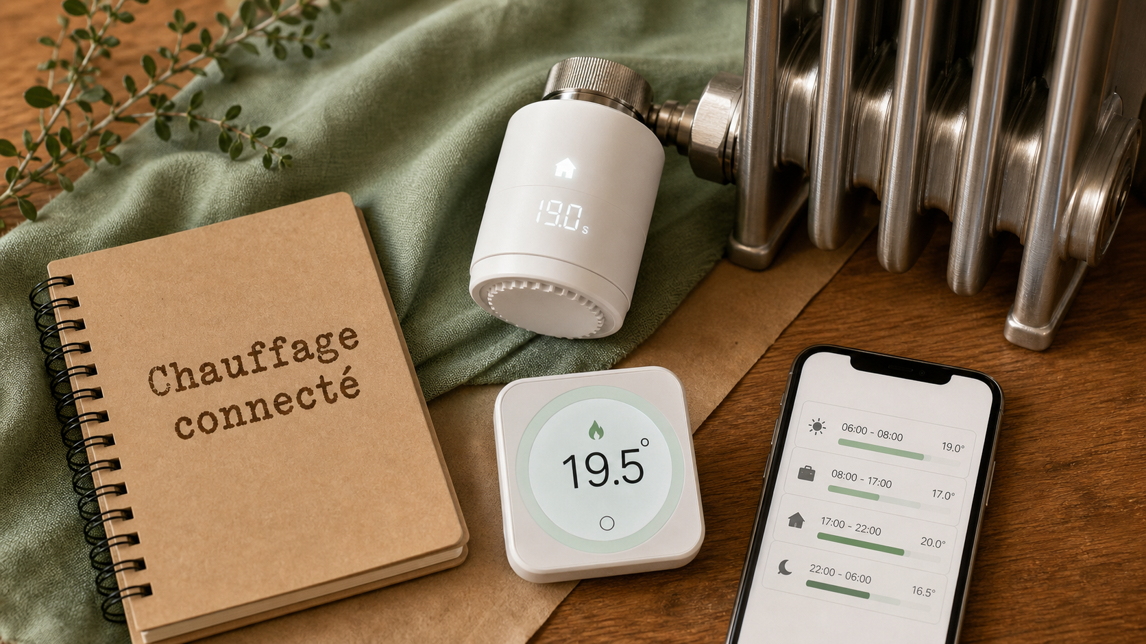 Thermostat connecté radiateur : économies de chauffage jusqu’à 15 %