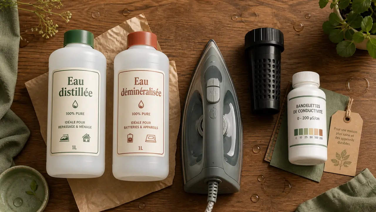 Eau distillee demineralisee pour fer, batterie et labo