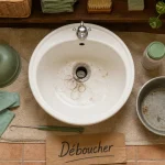 Lavabo bouché que faire : ventouse, siphon et furet pour déboucher