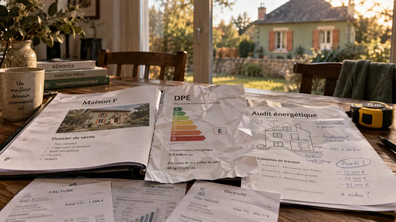 Achat maison DPE F : obligation travaux pour louer