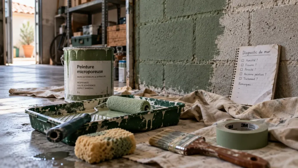 Peinture pour mur de garage : le mauvais choix peut emprisonner l’humidité
