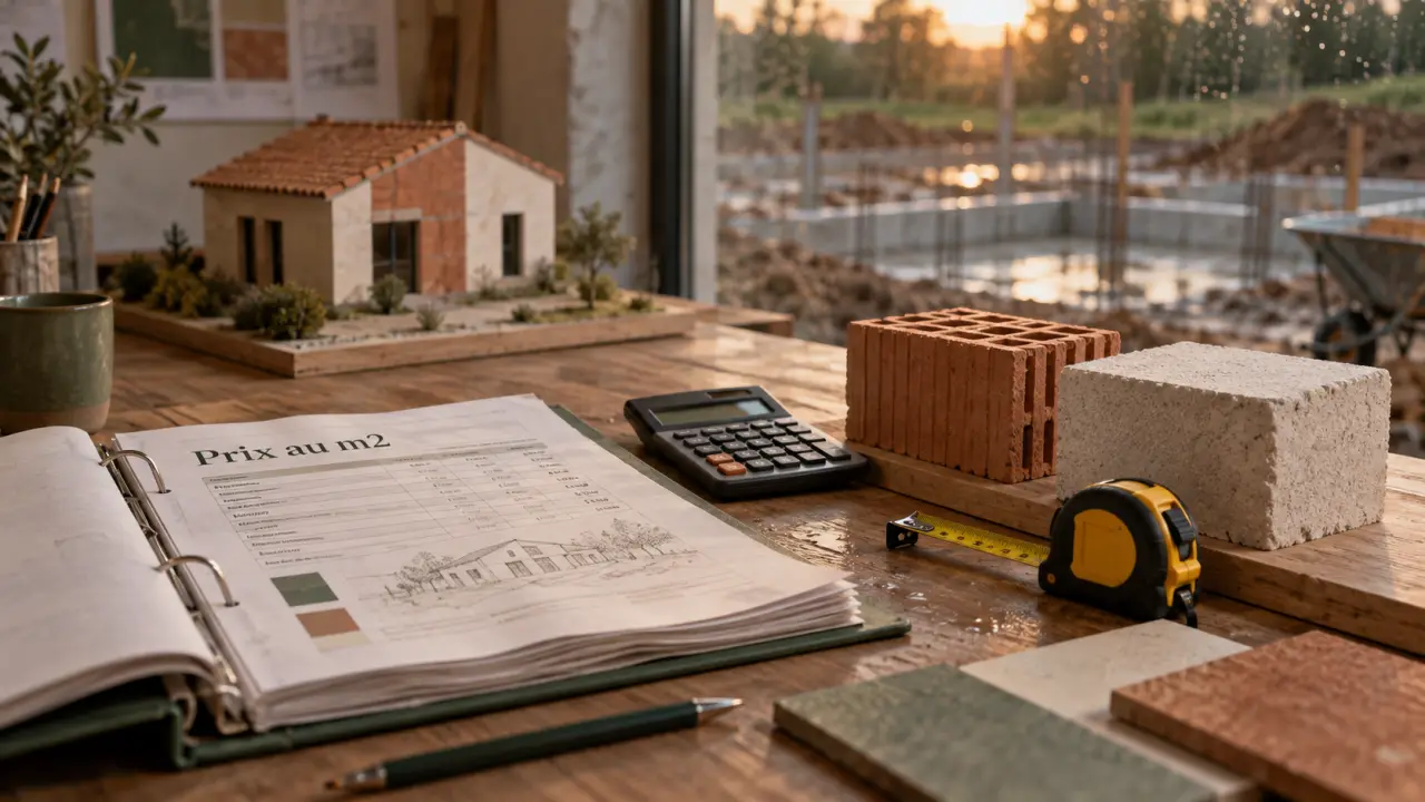 Prix maison neuve m2 : devis et calcul sur chantier