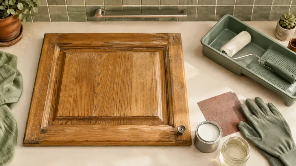 Rénover une cuisine en bois sans tout remplacer : peinture, ponçage et finitions