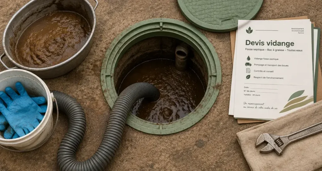 Vidange de fosse septique : 4 frais qui font grimper le devis